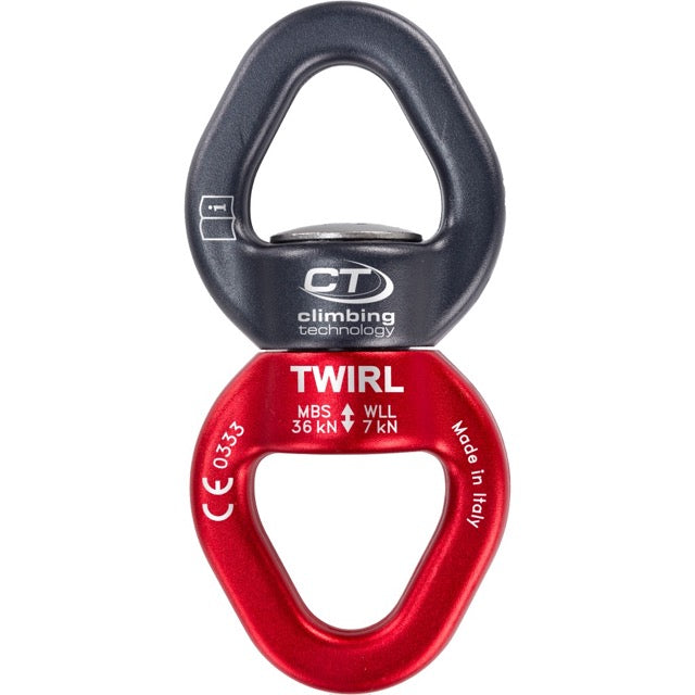 CT Twirl Alloy Swivel 36kN Grey - Red