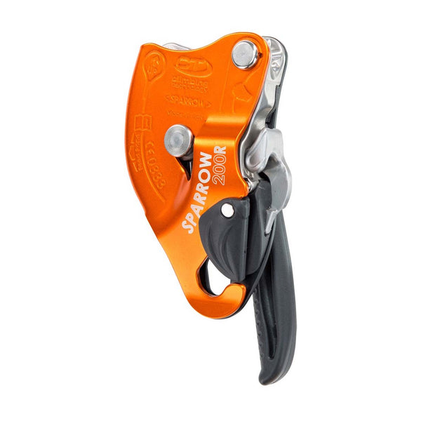 Climbing Technology Sparrow 200R Orange Self Braking Descender - 200 kg Descent Device