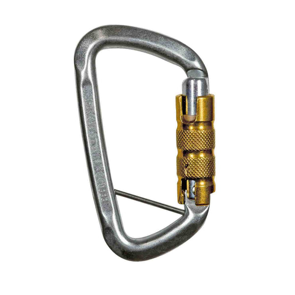 Large Triplock Steel Karabiner From Climbing Technology