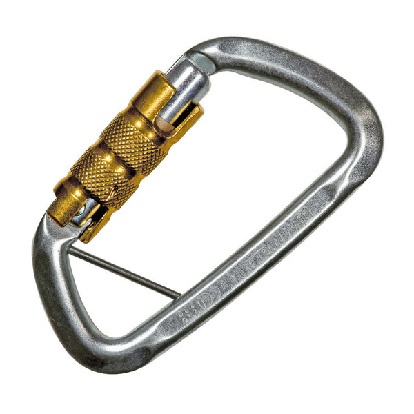 Climbing Technology Steel Triple Lock Karabiner 50kN  VCT A430TBZO Connectors