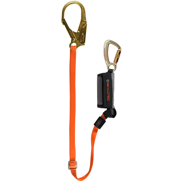 Shock Absorbing Lanyards Skysafe Pro Adjustable Single Leg